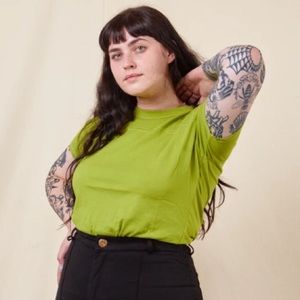 Big Bud Press Jr. Varsity Tee in Gross Green